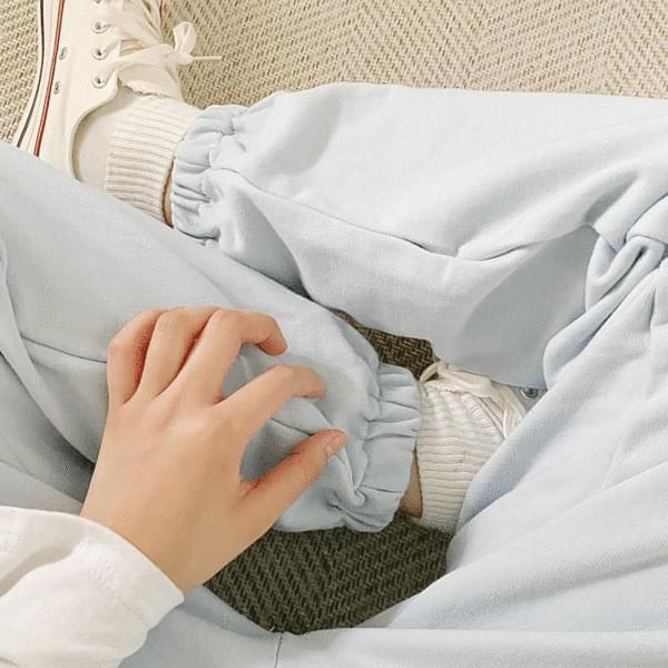 Pastel cotton jogger pants (Ships Today)