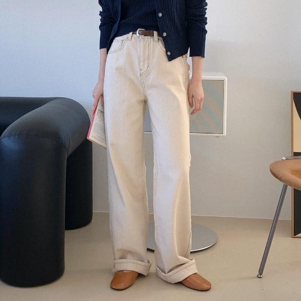 Nocell wide cotton pants