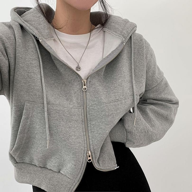 Two-Way Zip Drawstring Jacket (Ships Today)