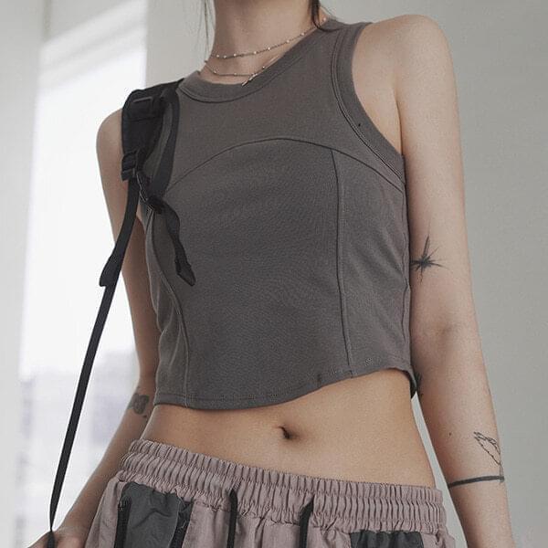 Portner Crop Sleeveless (cap Sleeveless) (Ships Today)