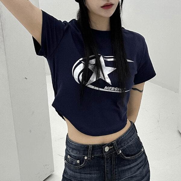 スターフロークロップ半袖Tシャツ