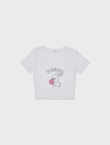 berry cropped t-shirt (Ships Today)