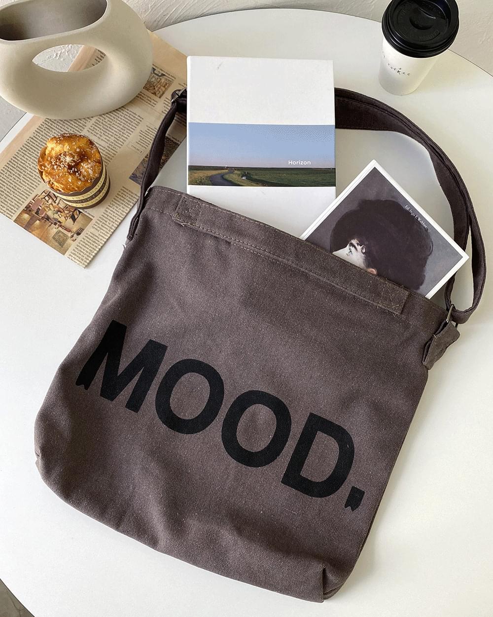 質感文字帆布拼接肩背手提包