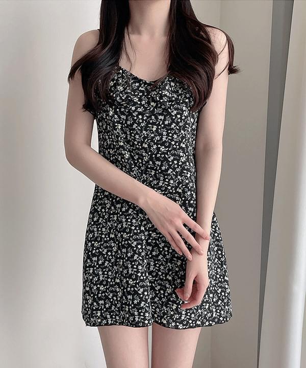 Mio Flower Bustier Sleeveless Dress 2color (Ships Today)
