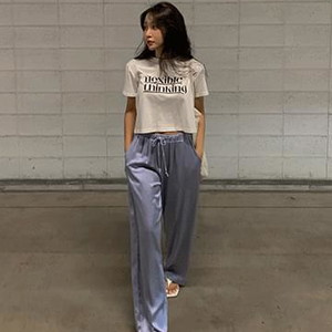 Arthur satin banding pants