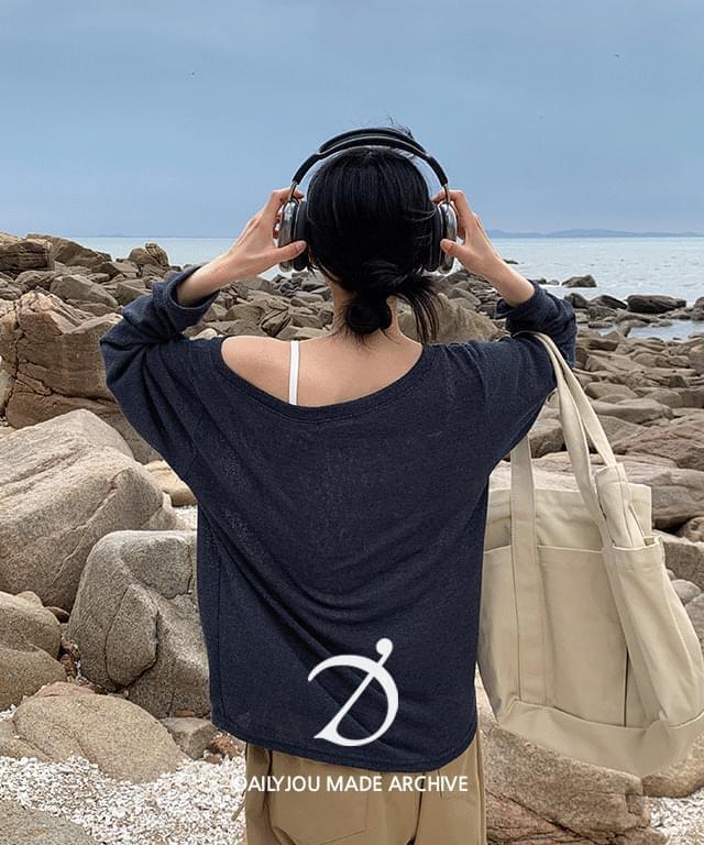 Leah Summer Off Shoulder T-shirt - 4 color (Ships Today)