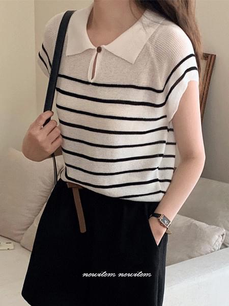 Fran Cara Striped Summer Knitwear