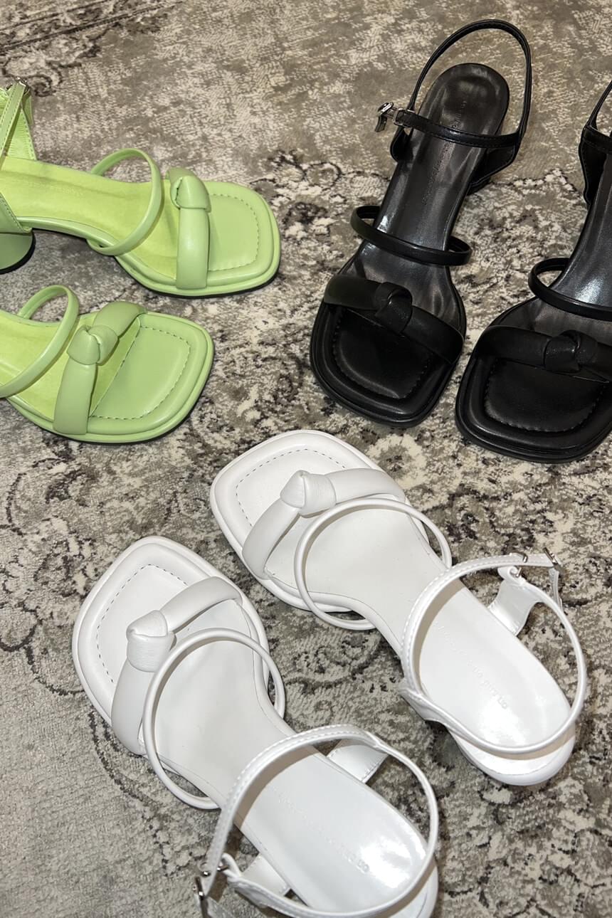 Lovely Strap Bow Sandals