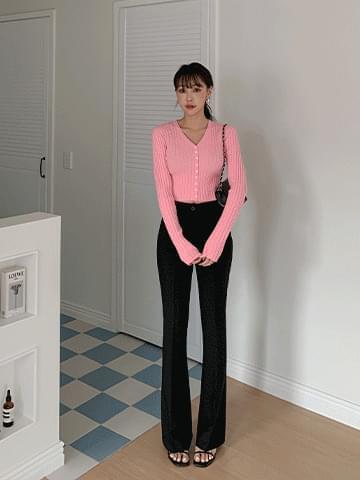Carly long Flared slacks (Ships Today)