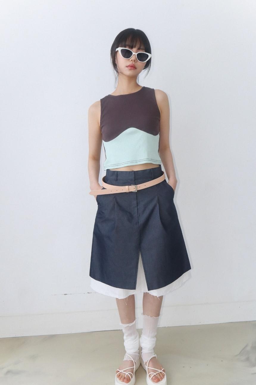 Rare slit midi skirt