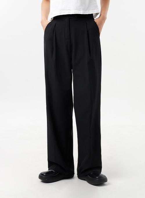 LAKA Summer Pintuck Wide Slacks CA3105 (Ships Today)