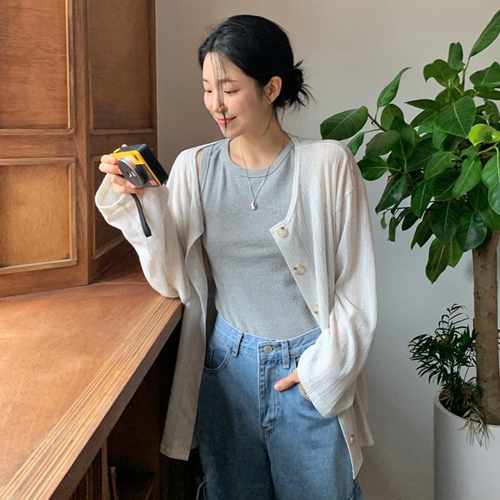 Olive Summer Rouge Knitwear Cardigan