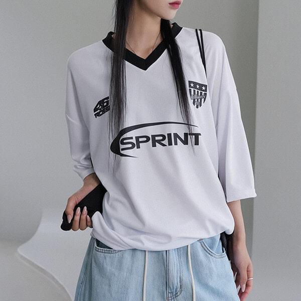 Moku Sporty Print T-shirt