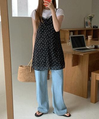 吊带真丝裙
