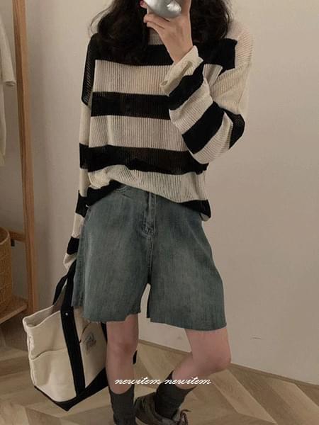 Khazi Stripe Loose Summer Knitwear