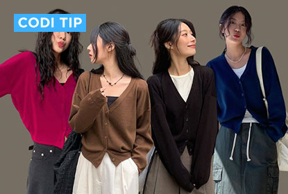 캠퍼스룩으로도 딱! 내 취향의 가디건 컬러는?