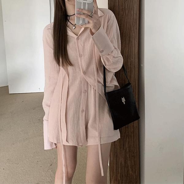 Lofit Wrinkle Shirt + Pants Set - st28793