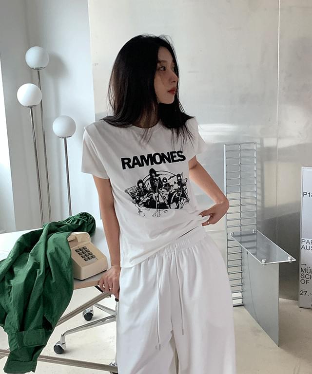 Piepo printing overfit short sleeve t-shirt - 3 colors