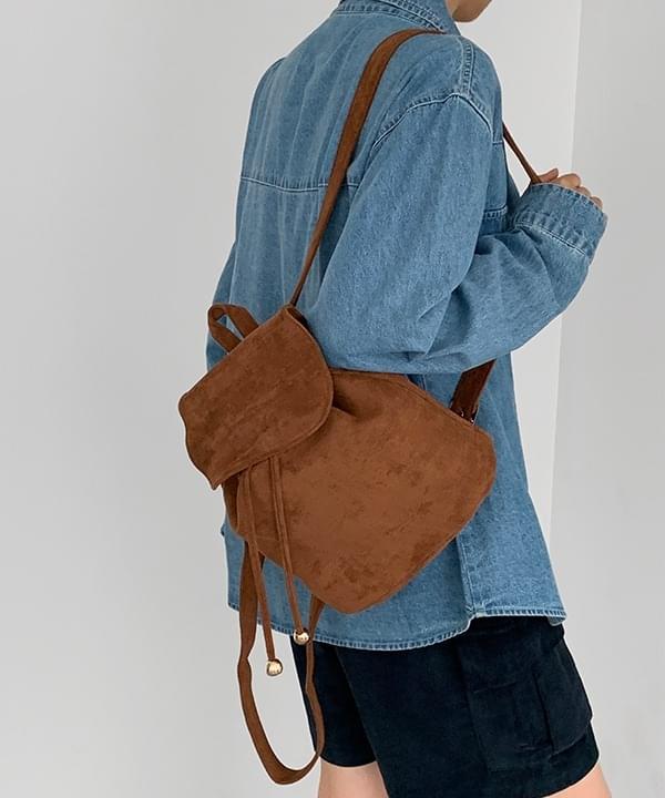 Hatton suede backpack 背包
