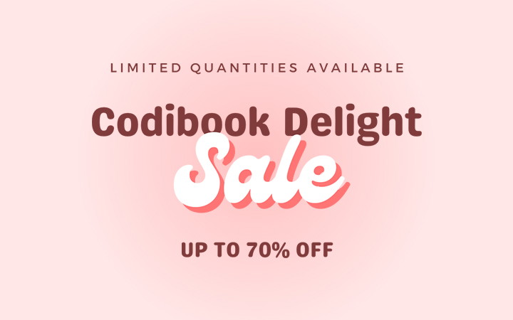 Codibook Delight UP TO 70% OFF