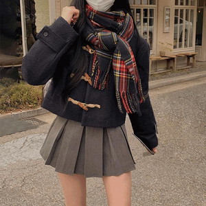 미리메리 체크 목도리 머플러
