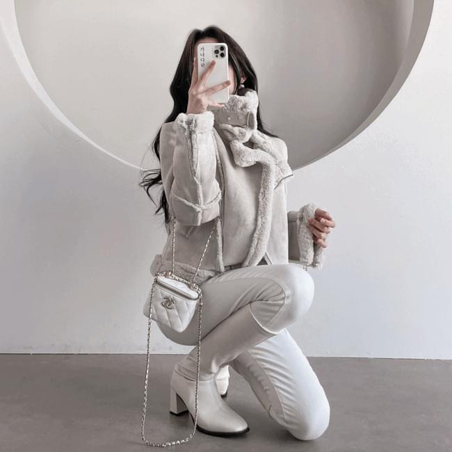 GANADARAN - カナダランパークロップムートンジャケット2color