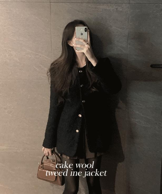 best (울70%) 케이크 울라인 jacket