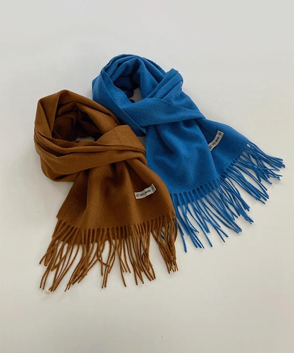 Komoz wool plain muffler