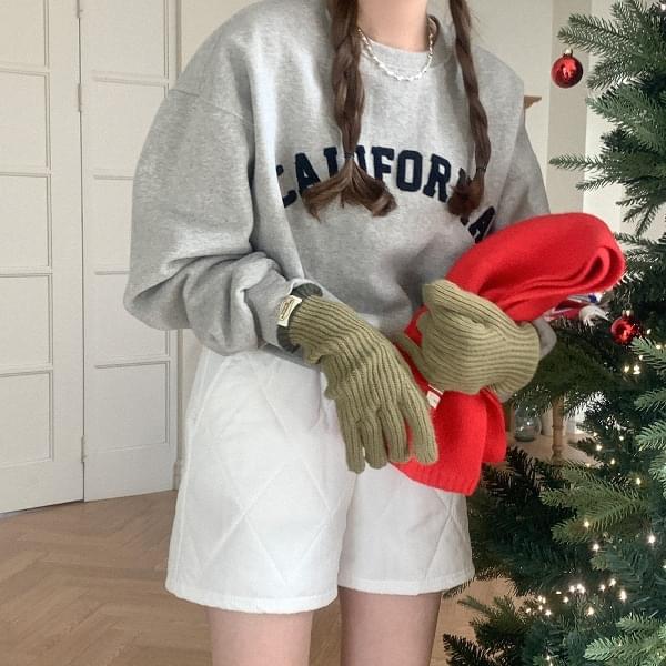 WISS Woolen brush lettering Sweatshirt