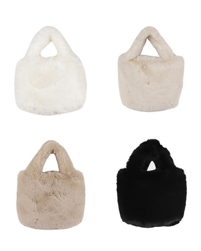 Romty Mink Eco Fur Tote Bag