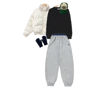 Zip-up,pants,ShortSleeve 코디