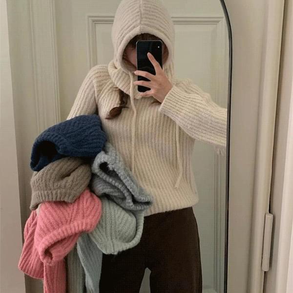Condi Hachi Pokdak Knitwear + Balaclava Hood set - kn30015