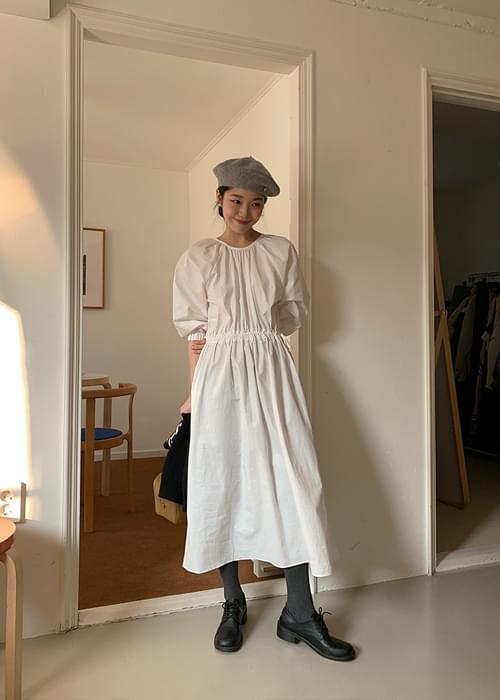 Jerin cotton string long Dress