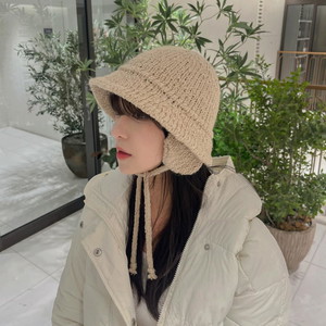 Earflap Knitwear Strap Bucket Hat Bucket Hood Twisted Winter Hat Winter Hat Fur Hat Earflap Earmuffs
