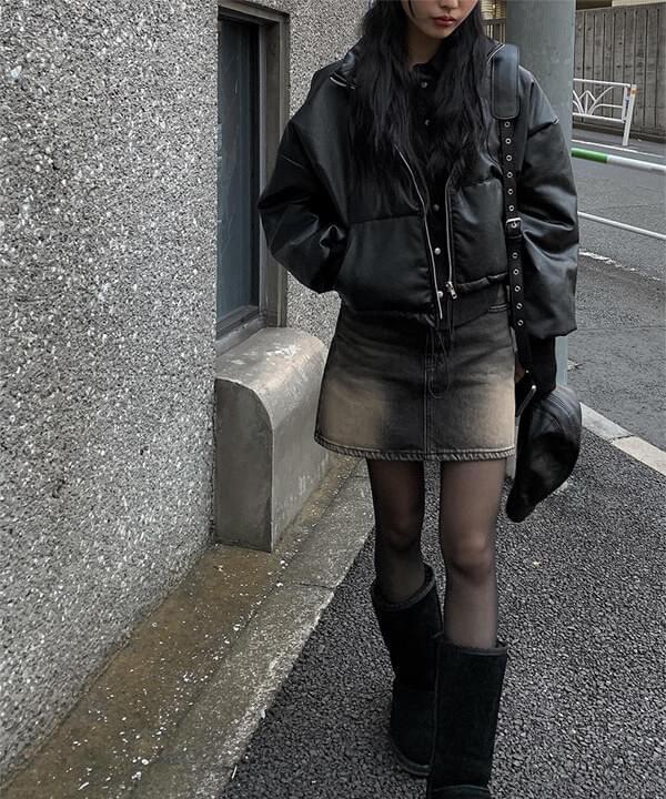 Goldie teen Faded mini skirt (Ships Today)