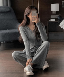 clove crop hood zip up jp