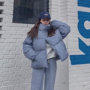 Couple padding overfit unisex 2way puffy wellon string couple short padding Loose-fit Jacket 2 sizes 10 colors