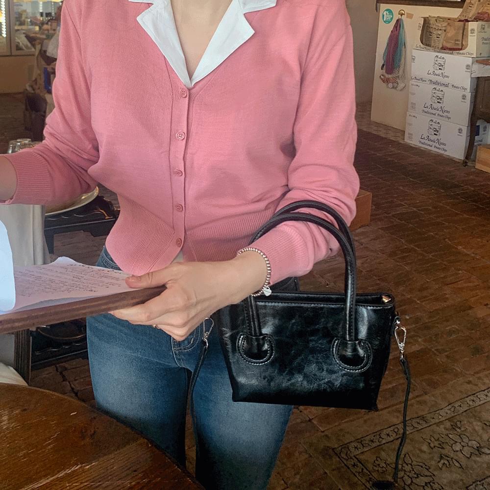 Square Leather Hobosang Shoulder Bag Handbag Daily Bag Hobo Bag Shoulder Zipper Strap Bag All Seasons Unique Daily Date Look Office Look Daily Look Black White Sora Yellow Green Silver Light Purple