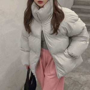 Couple padding overfit unisex 2way puffy wellon string couple short padding Loose-fit Jacket 2 sizes 10 colors