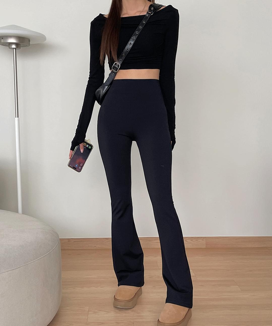 Coco Flared Fleece-lined leggings