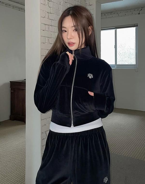 Point Velvet Training Zip Jacket