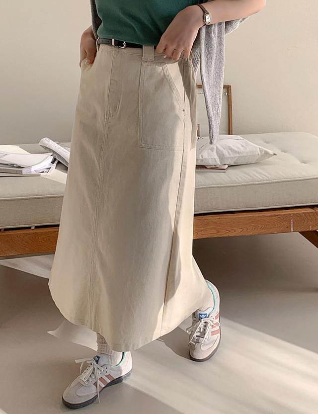 Lilipia back banding long skirt 73924