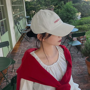 Sodu Fit Celebrity Fit Lettering Achromatic Hat Kuanku Daily Simple All Seasons Ball Cap Soybean Cover Unisex Fall Winter Baseball Cap 3col