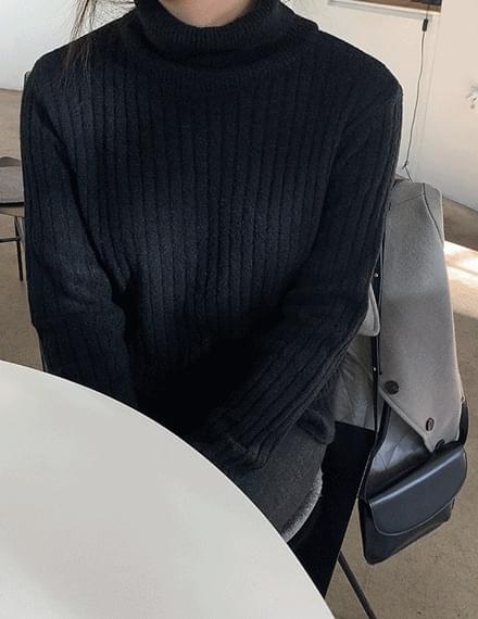 Port Ribbed Turtleneck Knitwear 