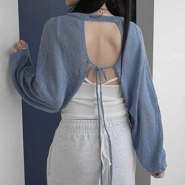 Backstrap Boning Crop Knitwear (Ships Today)