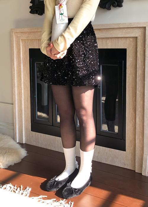Adele sequin banding miniskirt (Ships Today)