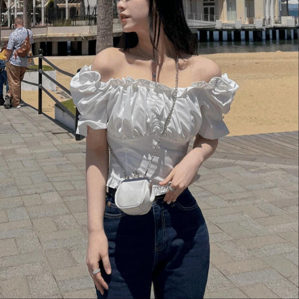 Cosmetic storage luxury glossy leather coin card wallet chain waterproof mini pouch crossbag leather shoulder bag tote bag mini bag bag black ivory pink silver