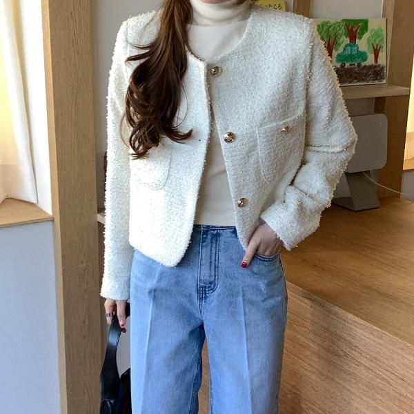 Noarin tweed short jacket