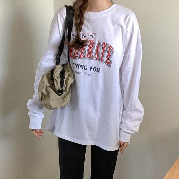 Onitsu lettering cotton box tee