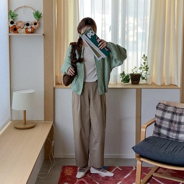 Orapi pin tuck cotton pants